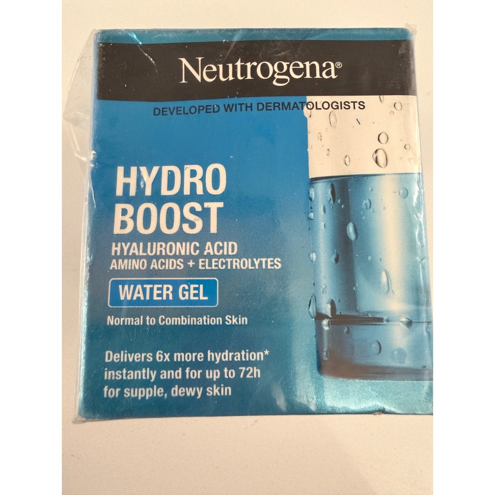 Neutrogena Hydro Boost Water Gel Face Moisturizer Hyaluronic Acid 50ml New